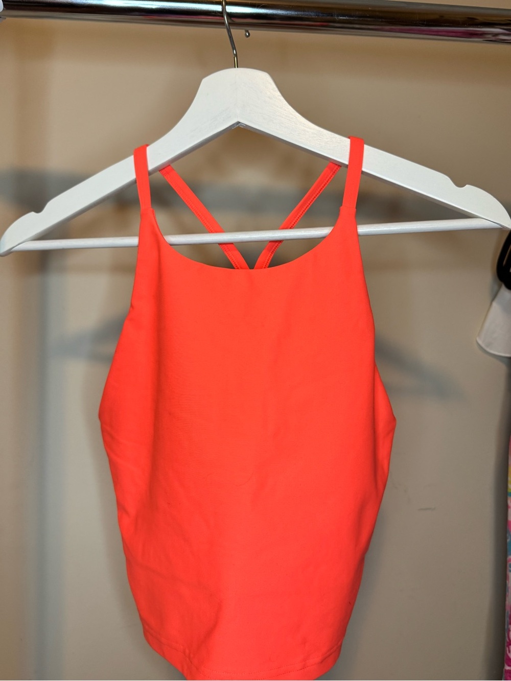 Old Navy Coral Strappy-Back Tank Top